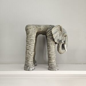 NWT Vintage Elephant Mini Stool/Plant Stand